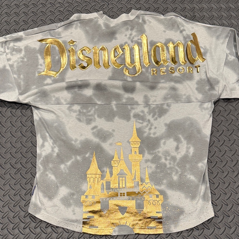 ✨NEW-Gray and Gold Disneyland Shirt✨